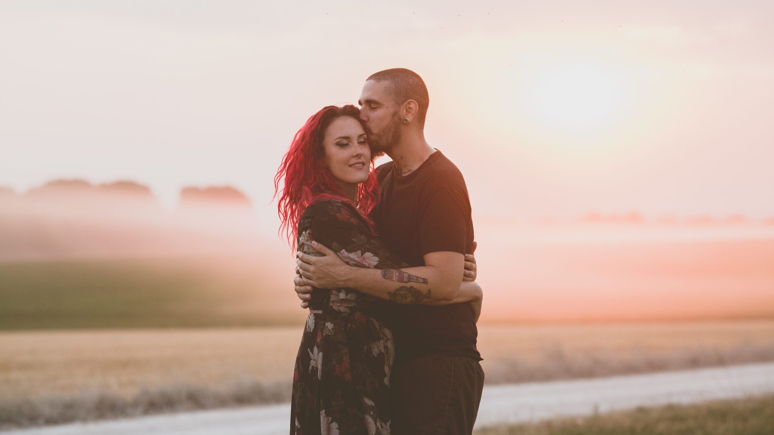 Séance photos en amoureux à la campagne entre Reims et Laon